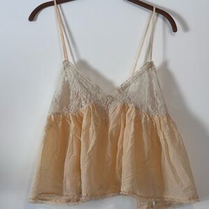 Free People Intimately Babydoll Top - Lace - Medium